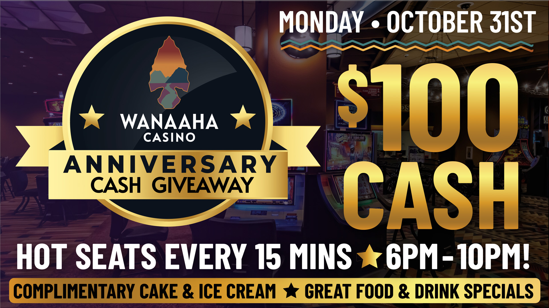 anniversary cash giveaway