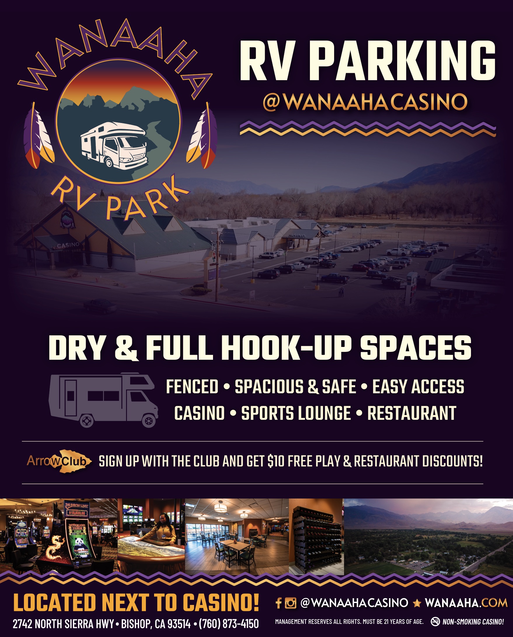 best rv parking prices in bishop california